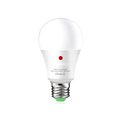 Afbeelding van LED lamp E27 met schemeringssensor, 9 W, 900 lumen, daglichtsensor (koud wit 6500 K)