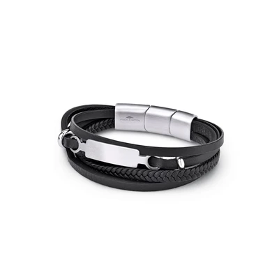 Afbeelding van Fynch Hatton Armband, Heren, Maat: One Size, Silber