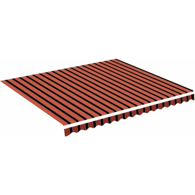 Afbeelding van Vervangingsdoek voor luifel 4x3,5 m oranje en bruin
