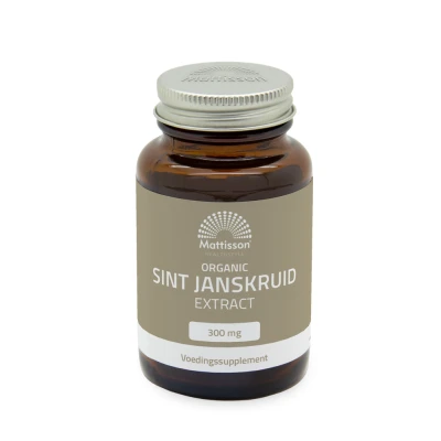 Afbeelding van Mattisson Biologisch Sint Janskruid Extract 90 capsules