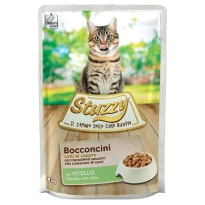 Afbeelding van 24x Stuzzy Kattenvoer Pouch Kalfsvlees 85 gr