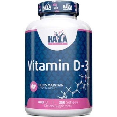 Afbeelding van Haya Labs Vitamin D 3 400IU 100softgels