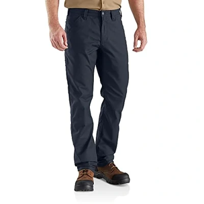 Afbeelding van Werkbroek Carhartt Men Rugged Stretch Canvas Pant Navy W31/L32