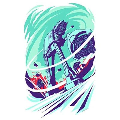 Afbeelding van Komar Poster Star Wars Classic Vector Hoth Kinderkamer, slaapkamer, woonkamer
