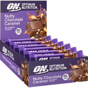Afbeelding van Optimum Nutrition Nutty Choco Caramel Bar 12 Repen