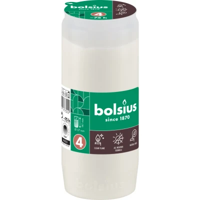 Afbeelding van Bolsius Herdenkingslicht Nr.4 Wit