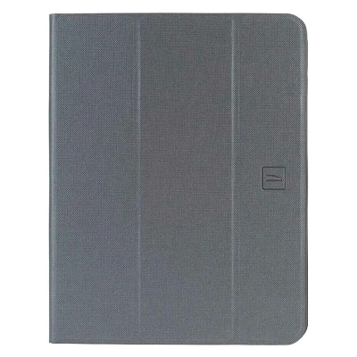 Afbeelding van Apple iPad Air 5 (2022) Hoes: Tucano Up Plus Folio Case Flipcase Donkergrijs Tablet Hoezen