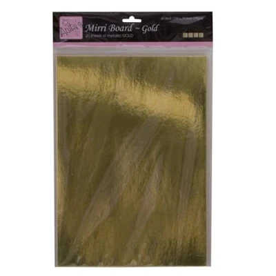 Afbeelding van Anitas A4 250 gsm Mirri Board, 20 stuks, goud