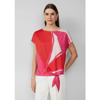 Afbeelding van s.Oliver Black Label Tshirt print, Dames, Maat: 36, Pink