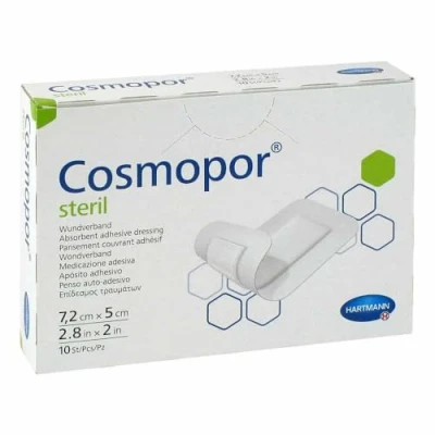 Afbeelding van Cosmopor Silicone pleister 7,2x 5cm 10 stuks