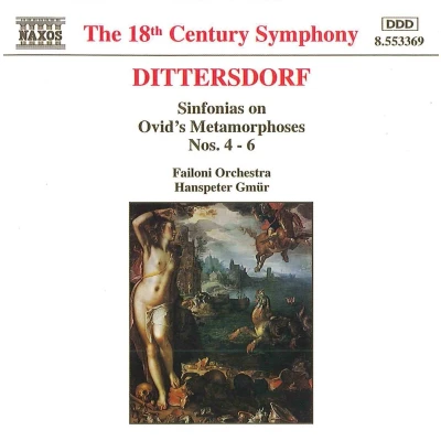 Afbeelding van Failoni Orchestra, Hanspeter Gmür Dittersdorf: Sinfonias On Ovid&#039;s Metamorph. 4 6 (CD)