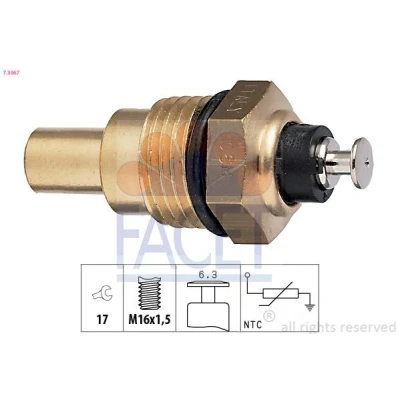 Afbeelding van Sensor, koelvloeistoftemperatuur EPS 1.830.067