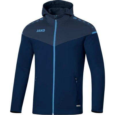 Afbeelding van Jas met kap Champ 2.0 Marine/donkerblauw/hemelsblauw / 40