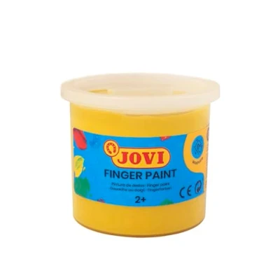 Afbeelding van Jovi Vingerverf 125 Ml Geel 5 Stuks