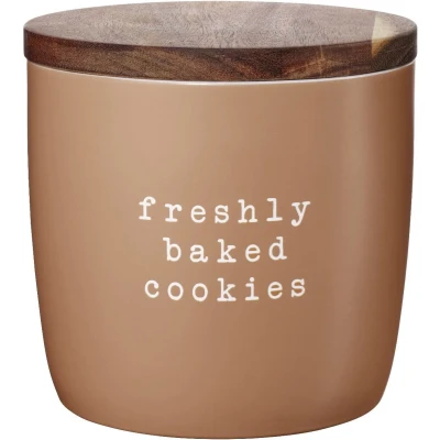 Afbeelding van Asa Hey voorraaddoos met deksel D15cm H14.5cm &#039;freshly baked cookies&#039;