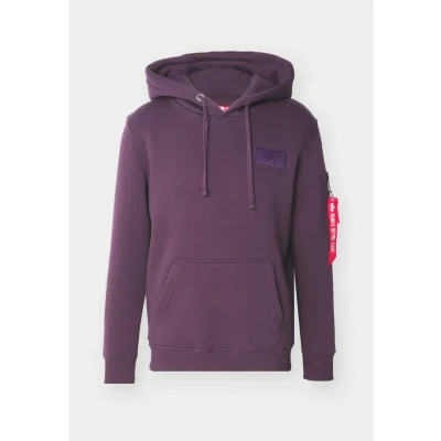 Afbeelding van Alpha Industries BACK Print Hoody Hoodie, Heren, Maat: XXL, Plum
