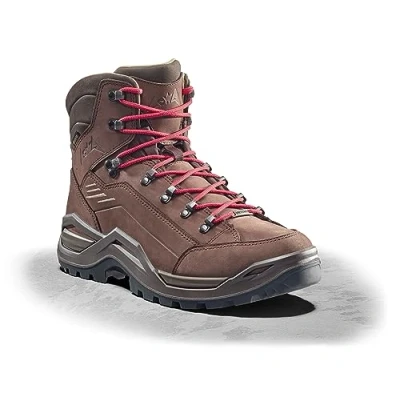 Afbeelding van LOWA Heren wandelschoenen Renegade 100 GTX Mid, Espresso Rood, 42 EU