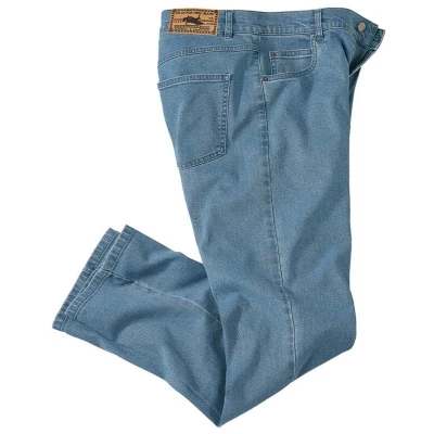 Afbeelding van Atlas for Men Lichtblauwe regular stretch jeans Heren Verkrijgbaar in grote maten 64