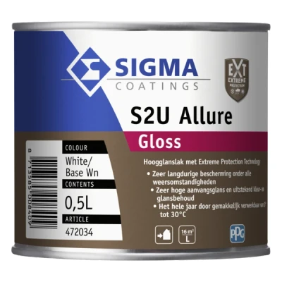 Afbeelding van Sigma S2U Allure Gloss Lak 500 ml Mengbaar