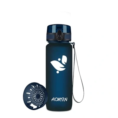 Afbeelding van AORIN drinkfles 350 ml/500 ml/750 ml/1 l, waterfles BPA vrij &amp; Tritan lekvrije sportfles, volwassenen, kinderen, fitness, hardlopen, yoga, fietsen, outdoor