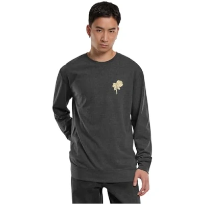 Afbeelding van Mister Tee Wasted Youth Crewneck Sweater, Heren, Maat: Large, Charcoal