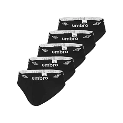 Afbeelding van UMBRO Herenslip van 100% katoen, herenondergoed, perfecte pasvorm, aangenaam en natuurlijk (5 stuks), Klasse, XL