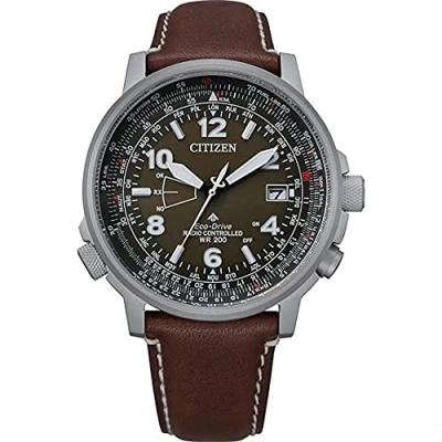 Afbeelding van Citizen Radiocontrol CB0240 29X Pilot Steel Eco Drive Watch
