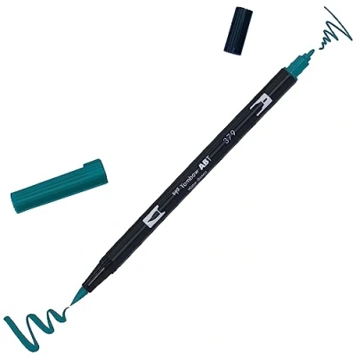 Afbeelding van Tombow ABT dubbele brushpen jade green 379