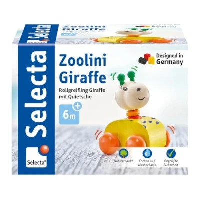 Afbeelding van Selecta 61037 Zoolini giraf, grijpsteen en piepfiguur