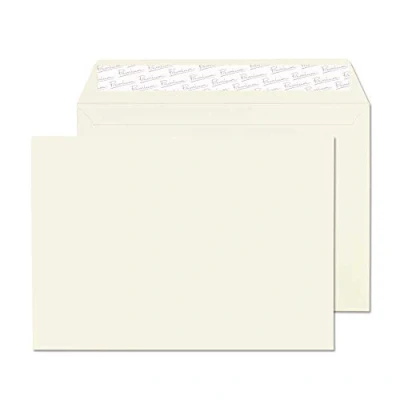 Afbeelding van Blake Premium Business C5 162 x 229 mm 120 gsm Peel &amp; Seal Portemonnee Enveloppen (71455) Oyster Wove 50 stuks