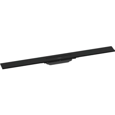 Afbeelding van hansgrohe RainDrain Flex Doucheafvoergoot 900 mm, afvoerafvoer, douche, in te korten, voor wandmontage, mat zwart