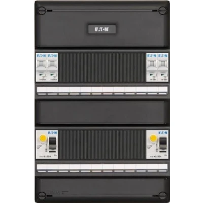 Afbeelding van Eaton groepenkast 1 fase, 4 groepen, 2 Aardlekschakelaars P, Systeem 55 I 42G1400 0S 64
