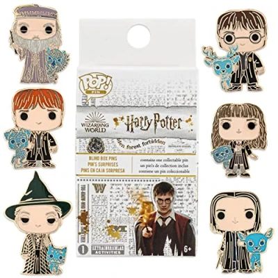 Afbeelding van Loungefly: Harry Potter Blind Box Enamel Pins Set