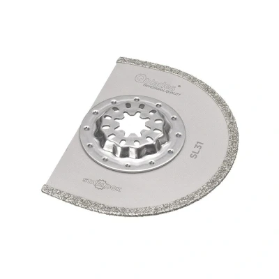 Afbeelding van Qblades SL31 multitool diamant segmentzaagblad Steen en Beton 90mm (Starlock)