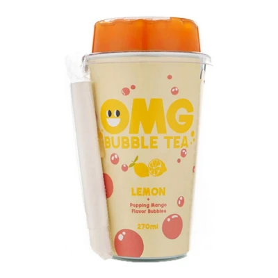 Afbeelding van OMG Bubble Tea Lemon Mango Cup 270 Ml