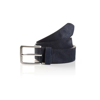 Afbeelding van TOM Tailor MIT Rechteckiger Schnalle Riem, Heren, Maat: 90, Navy uni