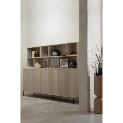 Afbeelding van Woood New Gravure Dressoir 200cm Grenen Dust