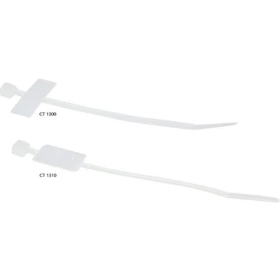 Afbeelding van ACT CT1300 Tie wraps kabelbinders voor markeringslabel, lengte 100 mm, breedte 2,5 mm