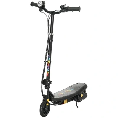 Afbeelding van HOMCOM Kids E Scooter 75x48x105cm Metaal Zwart