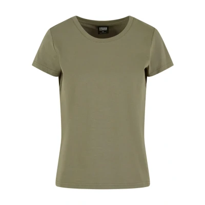 Afbeelding van Urban Classics Dames T shirt Ladies Sorona Regular Tee, verkrijgbaar, maten XS 5XL, Paleolive, 4XL