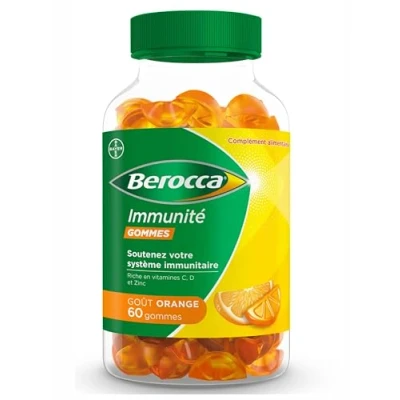Afbeelding van Berocca immuniteit Gum in gummetjes met fruitige smaak! Doos 60 gums