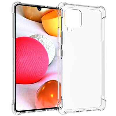 Afbeelding van Samsung Galaxy A42 Hoesje Siliconen en TPU (zacht) iMoshion Softcase/Backcover Transparant Telefoonhoesje