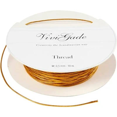 Afbeelding van Vivi Gade Draad Goud 0,5 Mm Dik 10 M