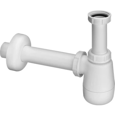 Afbeelding van Viega bidetbekersifon met muurb./rozet 1.1/4&quot; x 32 mm kunststof wit