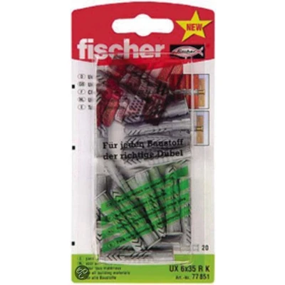 Afbeelding van Fischer Universeelplug Flens U x 6 50RK (20)