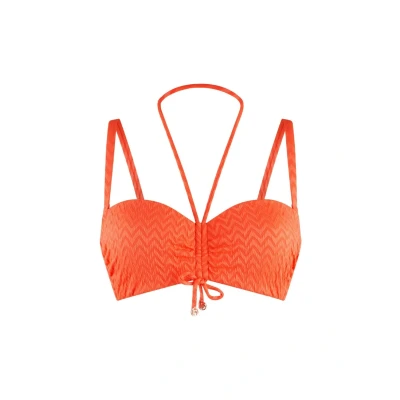 Afbeelding van Lingadore Bikinitop, Dames, Maat: 42xE, Hot coral
