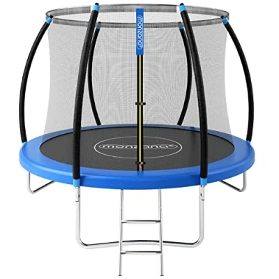 Afbeelding van Monzana Trampoline 244cm Incl Veiligheidsnet Rand Lader Blauw