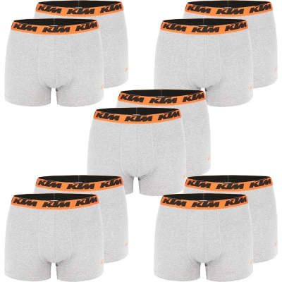 Afbeelding van KTM by FREEGUN Boxershorts voor heren, ondergoedbroek, herenboxer, set van 10 multipack