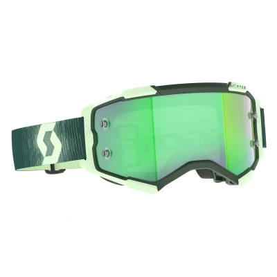 Afbeelding van Scott 2024 Fury Crossbril Donker Groen / Mint (Lens: Chrome Works)