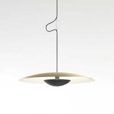 Afbeelding van Marset GingerØ32 Hanglamp LED Phase Cut Messing/wit